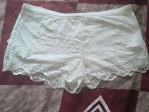 80% Off - White Lace Shorts
