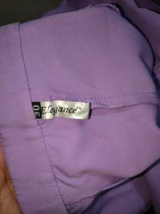 Stylish Lavender High-Waisted Pants