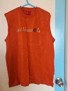 Vintage Levi's Orange Sleeveless Tee
