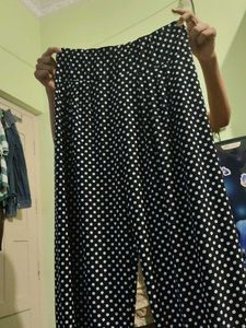 Black Polka Dot Palazzos