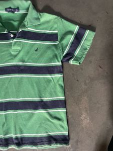 Nautica Striped Polo Shirt