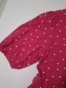 Chic Polka Dot Peplum Top
