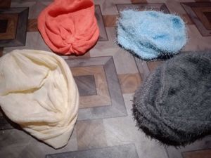 Soft &amp; Comfortable Fuzzy Bonnet pack of 4