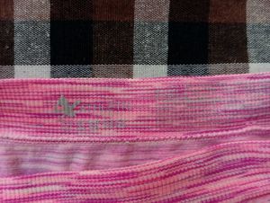 Pink Marled Athletic Shorts