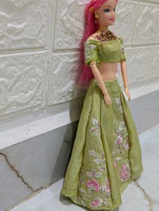 Beautiful Lehenga Choli Set for barbie