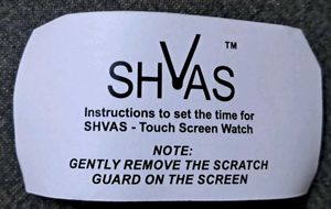 SHVAS Apple Shape LED Touch Screen Watch