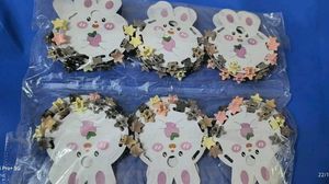 Grab now 🥰🤩Cute Bunny Hair Clips(6 pkt) pc clips
