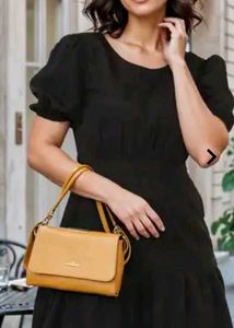 Classic Black Midi Dress