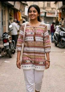 Combo of 3 Stylish Printed Kurtas for Women