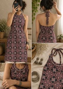 Halter neck Kurti