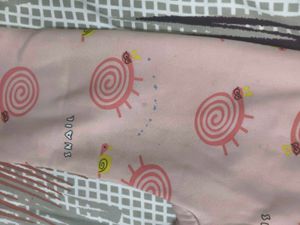 Cute Pink Snail Print Set for 5-7 years