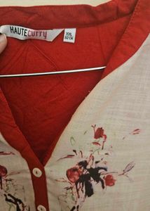 Designer Kurta with Bird Print