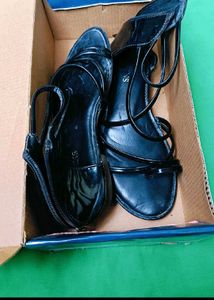 Strappy Black Gladiator Sandals