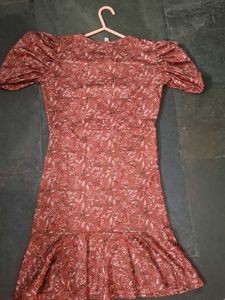 Chic Floral Ruched Mini Dress
