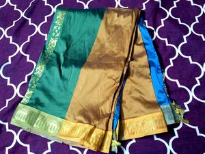 Multicolored Silk Saree