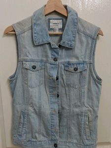 Light Wash Denim Vest