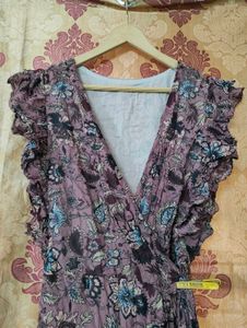 Floral Wrap Dress
