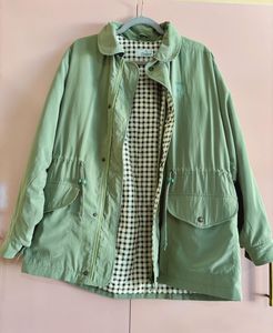 Light Green Trench Jacket