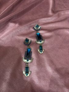 💙 Vintage Sapphire Statement Earrings 💙