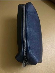 Stylish Blue Leather Pouch
