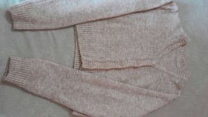 Vintage Cropped Knit Cardigan