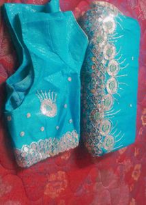 Stunning Teal Sequined Outfit