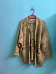 Korean Yellow Knit Cardigan