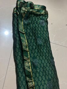 Elegant Green Saree with blouse
