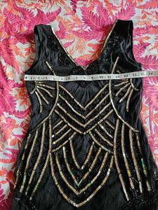 New Sparkly Art Deco Flapper Dress
