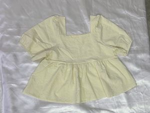 PRETTY Chic Textured Square Neck Top