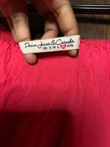 Pink XL Top/ Off Shoulder