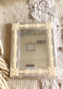 New Decorative Pearl &amp; Rhinestone Mirror