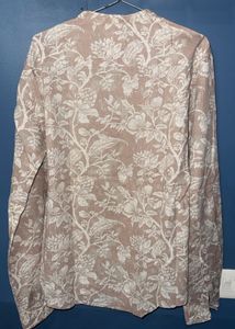 Floral Print Button-Up Shirt