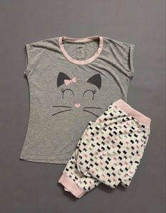 Cute Cat Pyjama Set