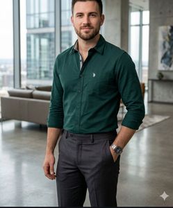 Men's US Green Polo Shirt newwdtag