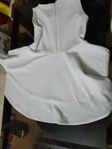 Women's white colored top-S Size