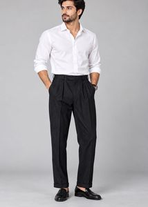 Classic Men's Striped  Korean Trousers