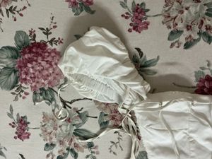 ZARA White Puff Sleeve Mini Dress