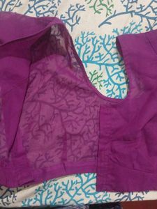 Green Saree with Pink Border