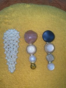 Set of 3 Elegant Hair Clips