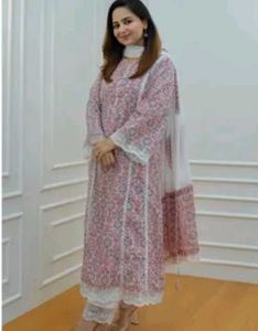 Elegant Printed Kurta Set with Dupatta