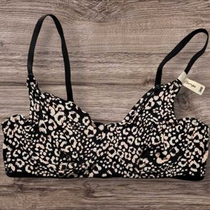 Next UK Underwired Animal Print Bra
