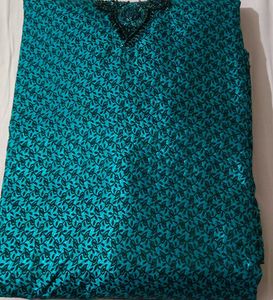 Embroidered Teal Ethnic Jacket
