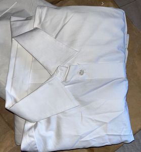 Zara Oversized White Backless Shirt