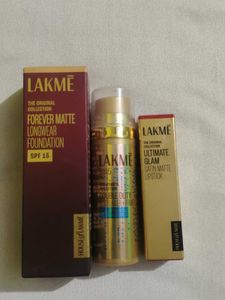 Lakme Foundation & Lipstick & Primer Combo