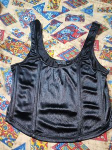 Satin Corset Tank Top