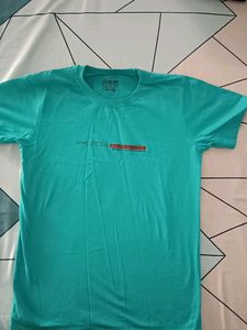 Men's Teal Graphic T-Shirt