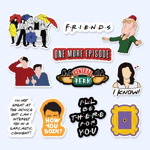 NEW Friends Vinyl Waterproof Stickers Pack