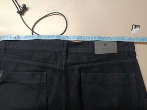 snitch Black Cargo Jeans