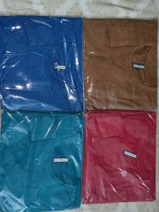 Men's Brown Long Sleeve T-Shirt